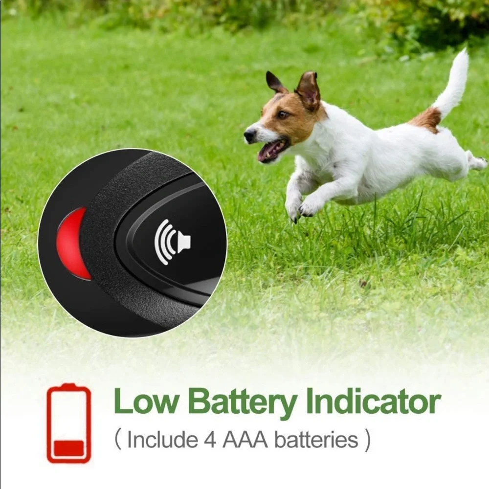 Ultrasonic Dog Deterrent Trainer - Anti Barking Device with Wrist Strap